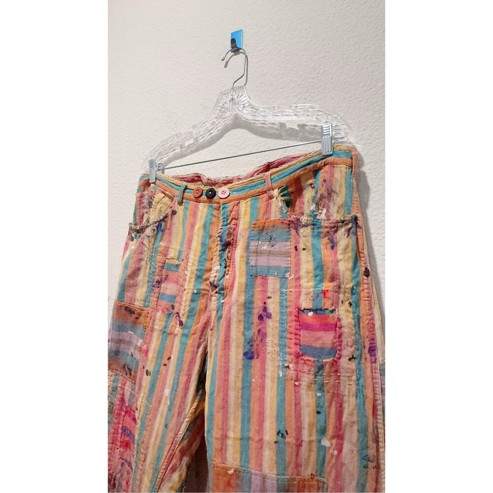 Magnolia Pearl Striped Miner Pants one size - Picture 11 of 12